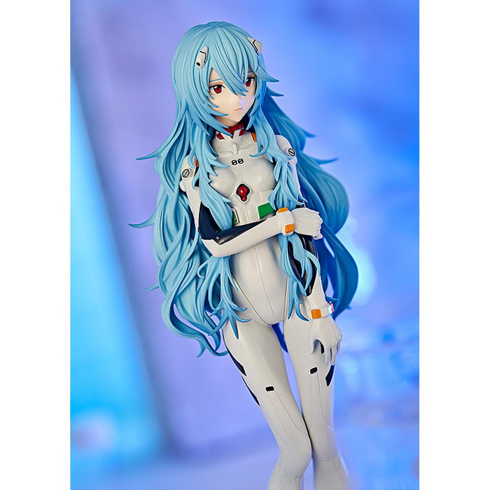 GOOD SMILE COMPANY Rebuild of Evangelion Pop Up Parade Rei Ayanami (Long Hair Ver.) Figure