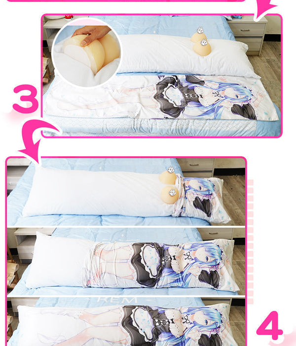 The Quintessential Quintuplets Miku Nakano Dakimakura HUGGING PEACH SKIN BODY PILLOW (T55)