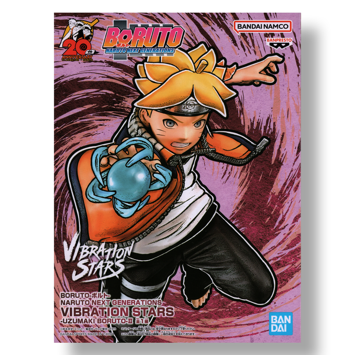 BANDAI BANPRESTO Boruto: Naruto Next Generations Vibration Stars Uzumaki Boruto II FIGURE