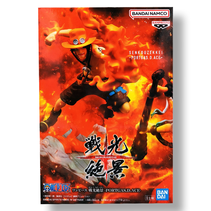 BANDAI BANPRESTO One Piece Senkozekkei Portgas D. Ace FIGURE