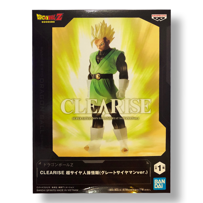 Bandai Banpresto Dragon Ball Z  CLEARISE Super Saiyan Gohan (great saiyaman ver.) Figure