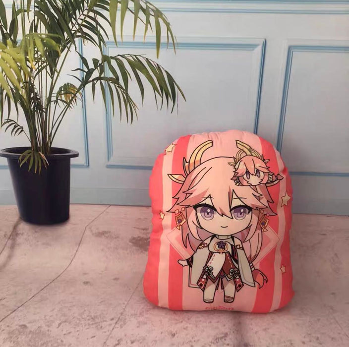 Genshin Impact Plush Toy Doll Stuffed Cushion Pillow