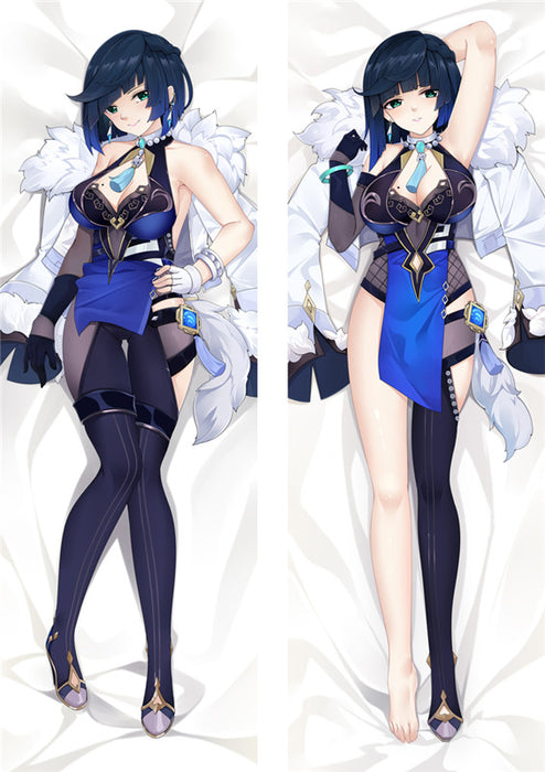 Genshin Impact Ye Lan Dakimakura HUGGING PEACH SKIN BODY PILLOW (G90)