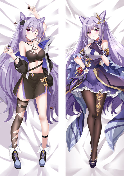 Genshin Impact Keqing Dakimakura HUGGING PEACH SKIN BODY PILLOW (G95)