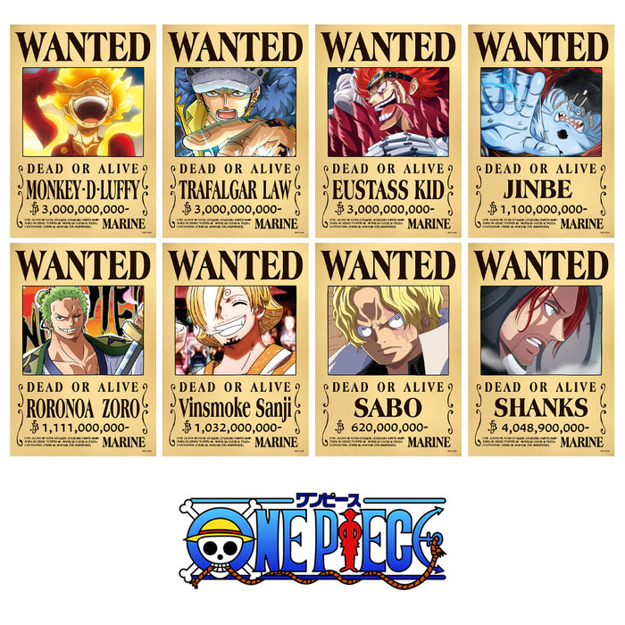 ONE PIECE 8PC A3-SIZE ANIME POSTER SET 3539