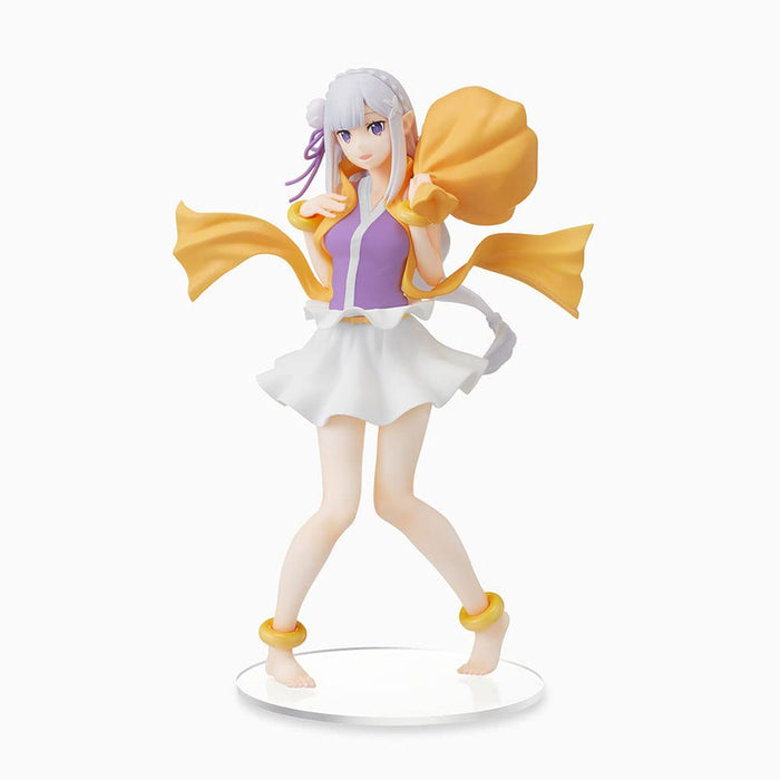 SEGA Re:Zero Starting Life in Another World Emilia (Wind God Fujin Ver.) Super Premium Figure