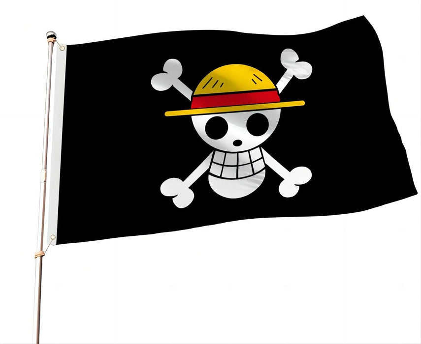 One Piece Straw Hat Pirates Flag  Monkey D.Luffy Skull Flag 90CM*150CM