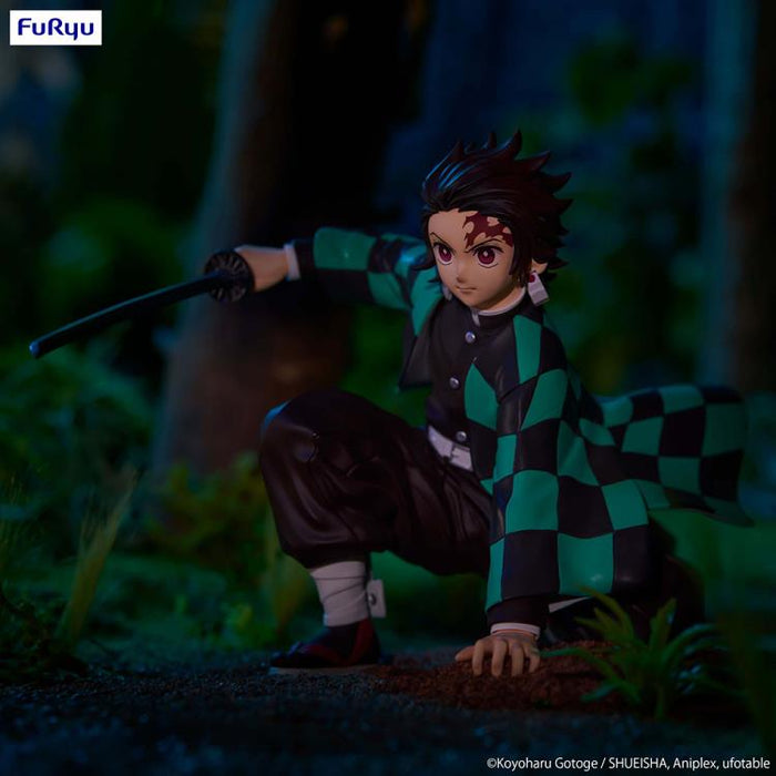 FURYU Demon Slayer: Kimetsu no Yaiba Tanjiro Kamado Noodle Stopper Figure