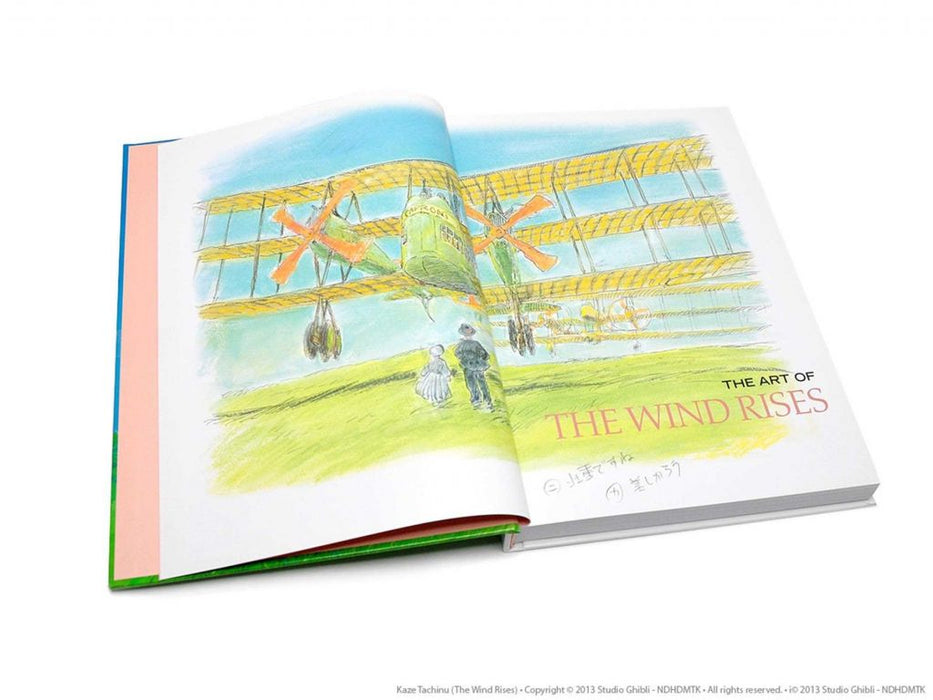 The Art of the Wind Rises Hardcover Illustration Book