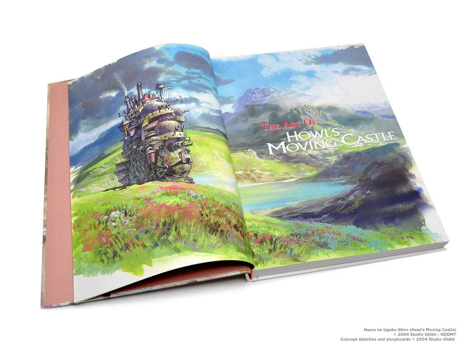 The Art of Howl's Moving Castle Hardcover Illustration Book