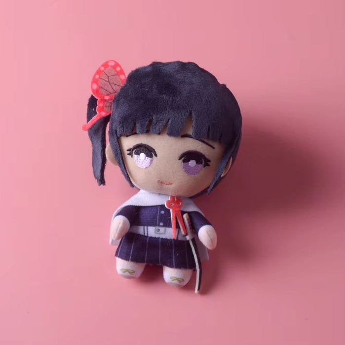 Bandai Demon Slayer Mini Figure Doll Pendants Kamado Tanjirou Nezuko Muzan Plush Toys