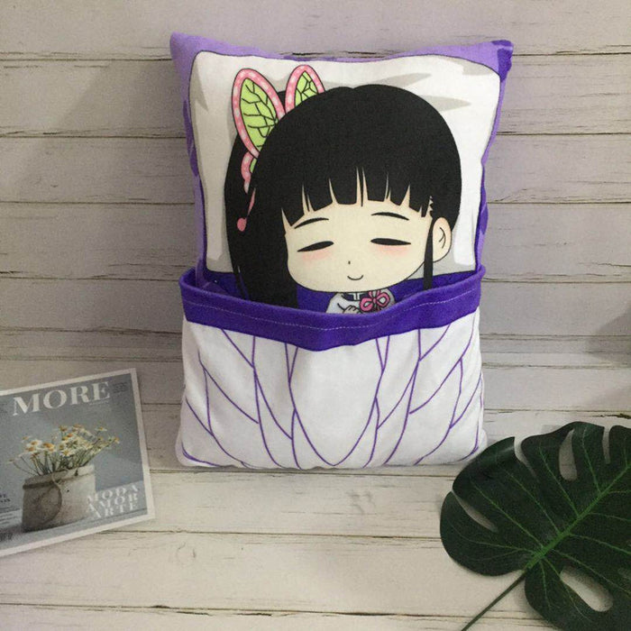 Demon Slayer Plush Toy Stuffed Cushion Pillow (Cute Sleeping Style)