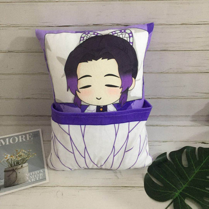 Demon Slayer Plush Toy Stuffed Cushion Pillow (Cute Sleeping Style)