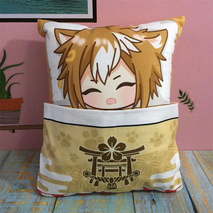 Genshin Impact Plush Toy Stuffed Cushion Pillow (Cute Sleeping Style)