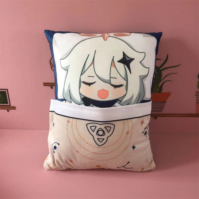 Genshin Impact Plush Toy Stuffed Cushion Pillow (Cute Sleeping Style)