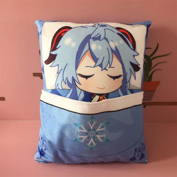 Genshin Impact Plush Toy Stuffed Cushion Pillow (Cute Sleeping Style)