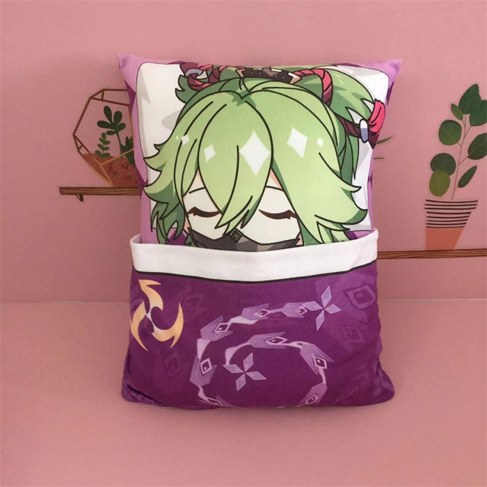 Genshin Impact Plush Toy Stuffed Cushion Pillow (Cute Sleeping Style)