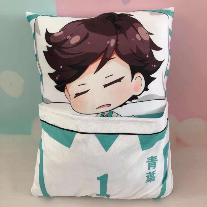 Haikyu !! Plush Toy Stuffed Cushion Pillow (Cute Sleeping Style)