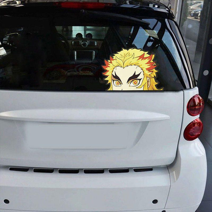 Demon Slayer Motorcycle Car Bumper Decal Sticker