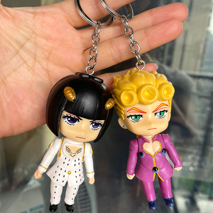 Jojo Bizarre Adventure Keychain pendant school bag doll decoration keychain