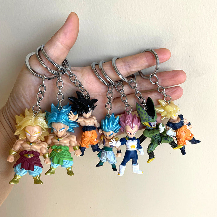 dragon ball Keychain pendant school bag doll decoration keychain