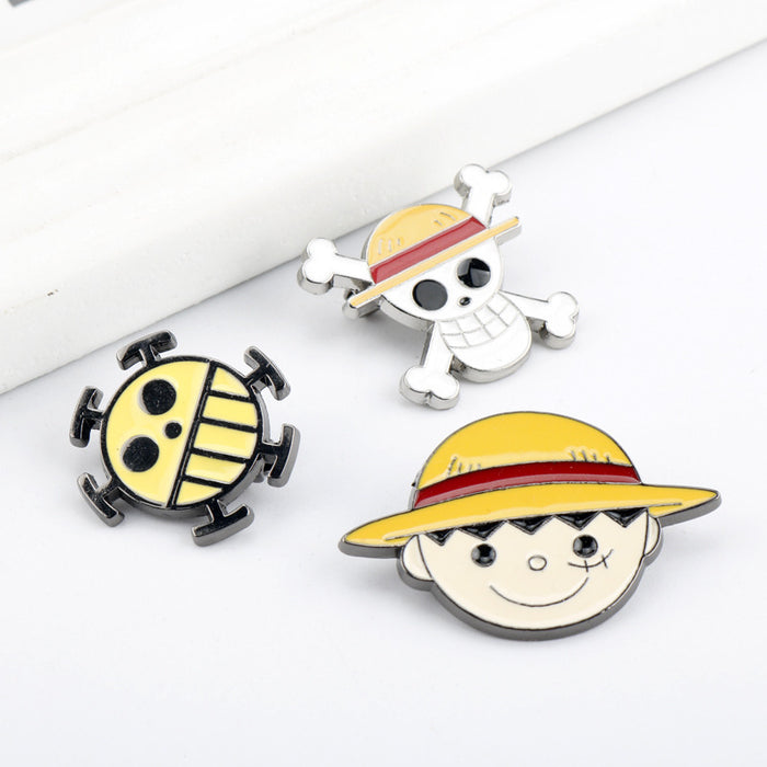 One Piece Anime Japanese Series Luffy Enamel Pin Brooch