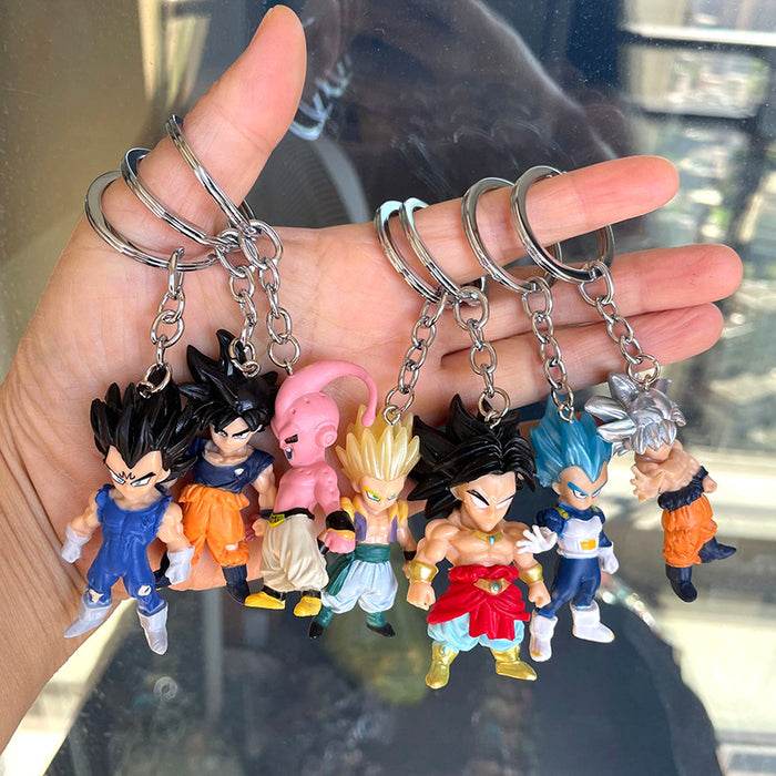 dragon ball Keychain pendant school bag doll decoration keychain