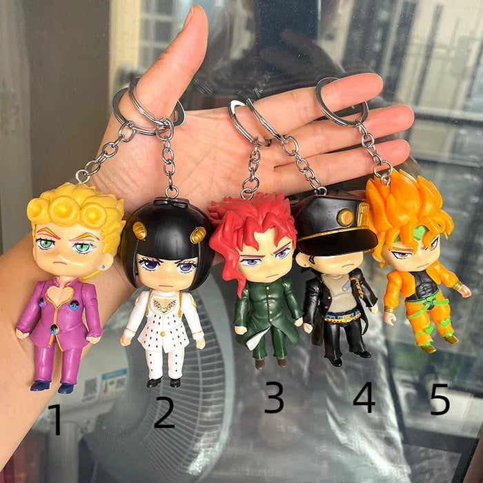 Jojo Bizarre Adventure Keychain pendant school bag doll decoration keychain