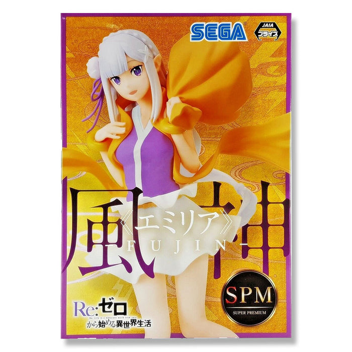 SEGA Re:Zero Starting Life in Another World Emilia (Wind God Fujin Ver.) Super Premium Figure