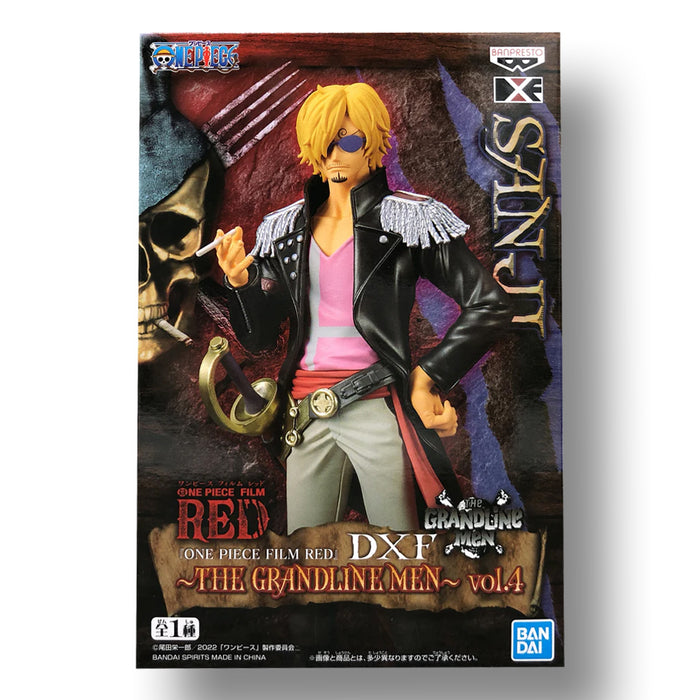 BANDAI BANPRESTO One Piece Film: Red DXF The Grandline Men Vol.4 Sanji Figure