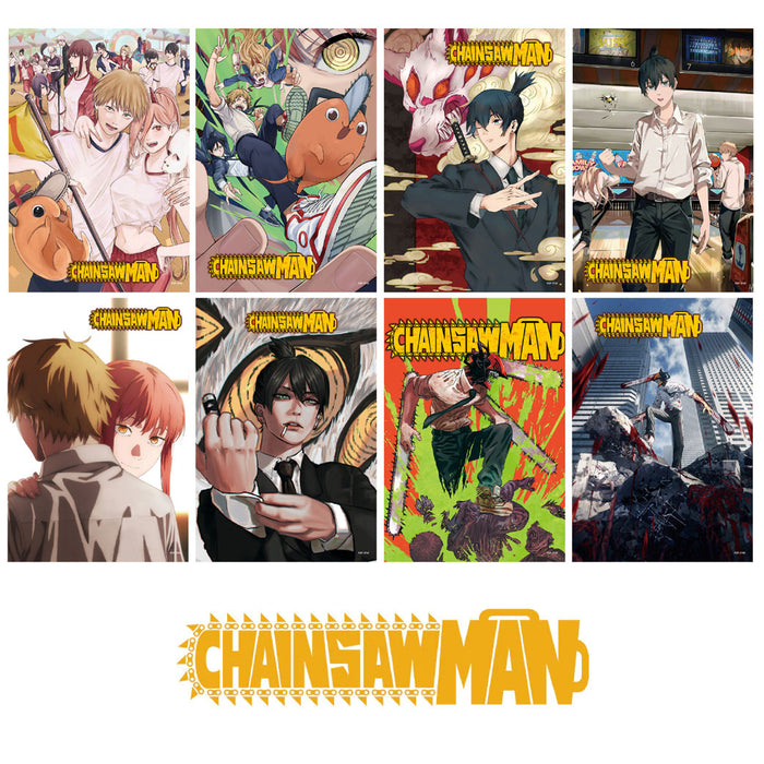 CHAINSAW MAN 8PC A3-SIZE ANIME POSTER SET 3745