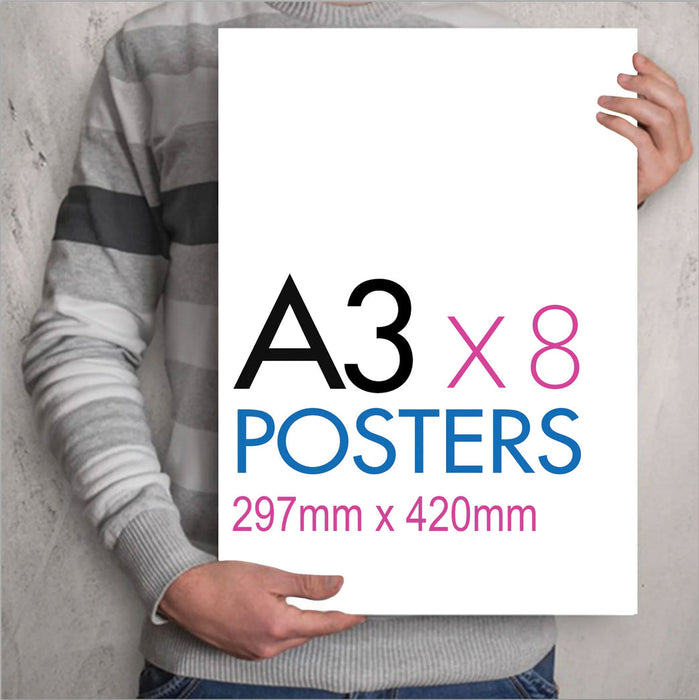 NARUTO 8PC A3-SIZE ANIME POSTER SET 3567