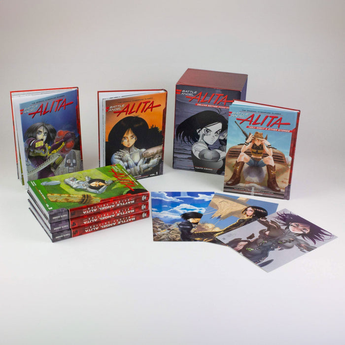 Battle Angel Alita Deluxe Complete Series Box Set Hardcover Manga Books