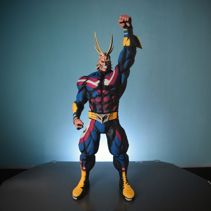 BANDAI BANPRESTO My Hero Academia World Figure Colosseum Super Master Stars Piece All Might (Two Dimension Ver.) Figure