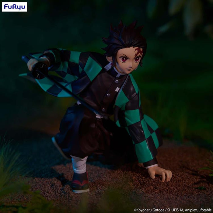 FURYU Demon Slayer: Kimetsu no Yaiba Tanjiro Kamado Noodle Stopper Figure