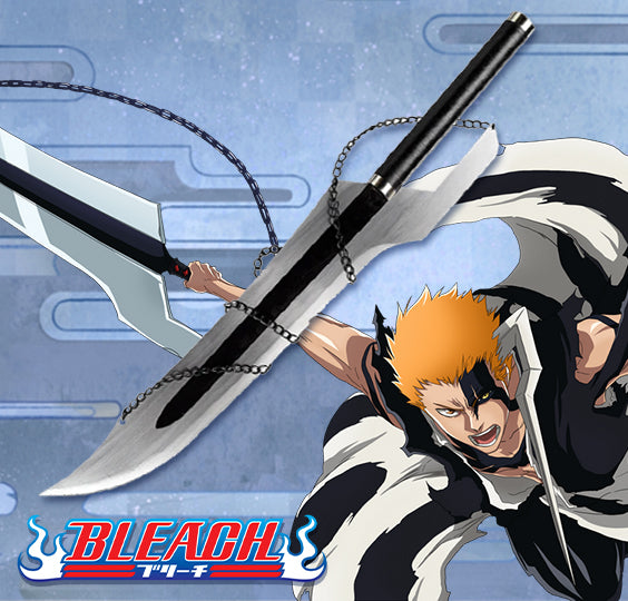 Metal Sword Kurosaki Ichigo's True Bankai Tensa Zangetsu Khyber Sword 433D