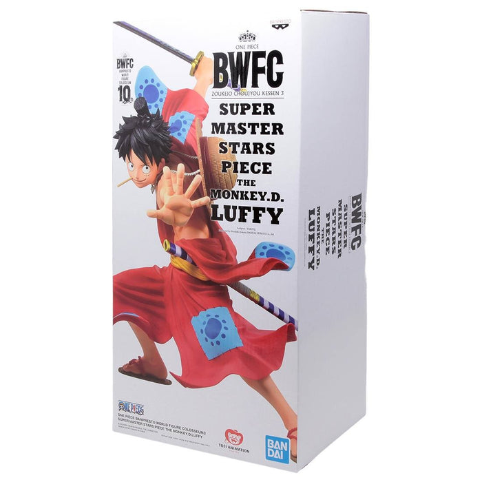 BANDAI BANPRESTO One Piece World Figure Colosseum 3 Super Master Stars Piece  Monkey D. Luffy Figure