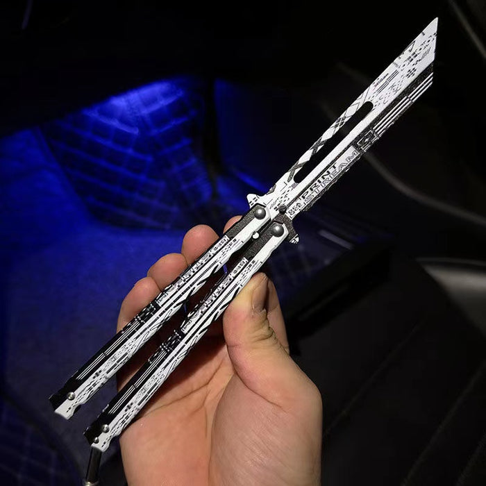 WARRIOR BUTTERFLY KNIFE (Blunt Blade - Non sharp).