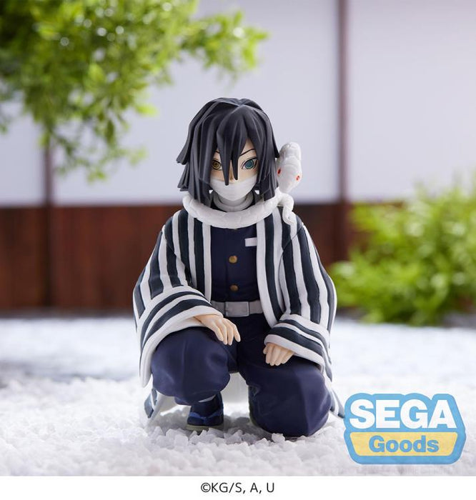 SEGA Demon Slayer: Kimetsu no Yaiba Obanai Iguro (Hashira Meeting) Premium Perching Figure