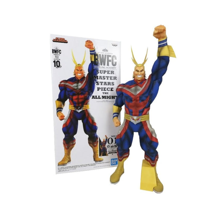 BANDAI BANPRESTO My Hero Academia World Figure Colosseum Super Master Stars Piece All Might (Brush Ver.) Figure