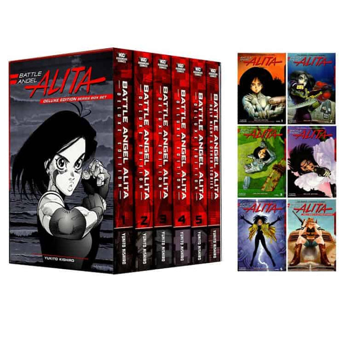 Battle Angel Alita Deluxe Complete Series Box Set Hardcover Manga Books