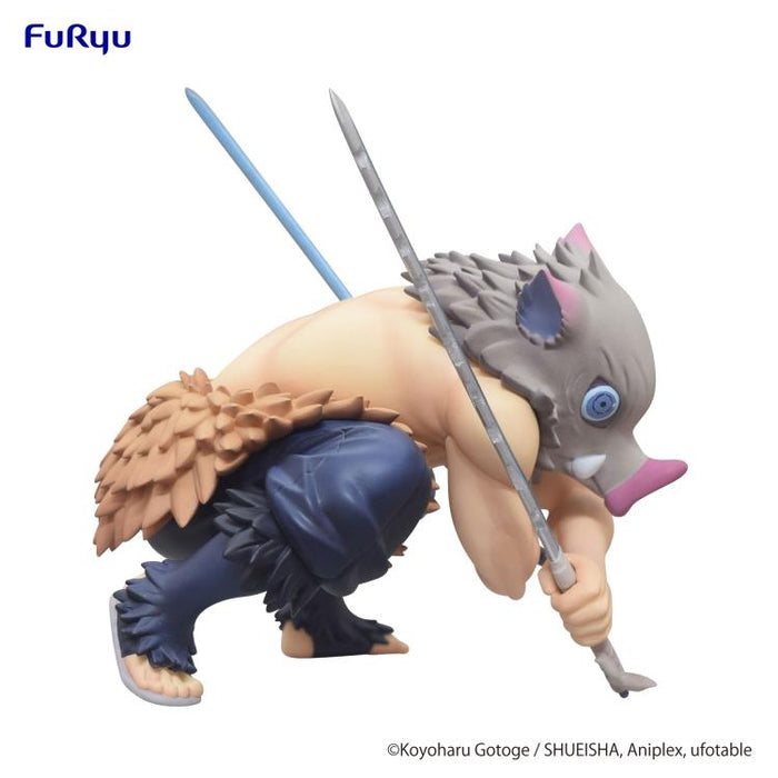 FURYU Demon Slayer: Kimetsu no Yaiba Inosuke Hashibira Noodle Stopper Figure