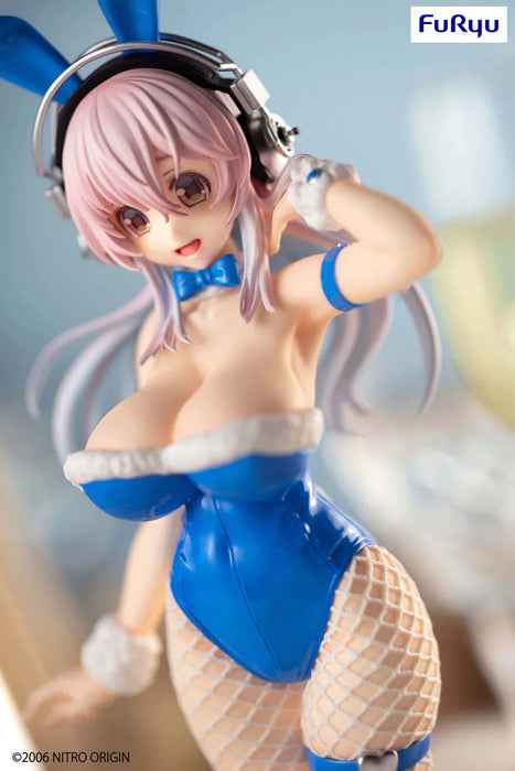 Furyu Nitroplus BiCute Bunnies Super Sonico (Blue Rabbit Ver.) Figure