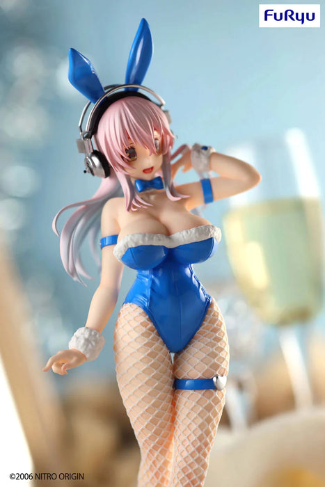 Furyu Nitroplus BiCute Bunnies Super Sonico (Blue Rabbit Ver.) Figure