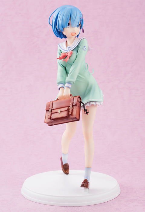 KADOKAWA Re:Zero Starting Life in Another World Rem (High School Uniform Ver.) 1/7 Scale Figure