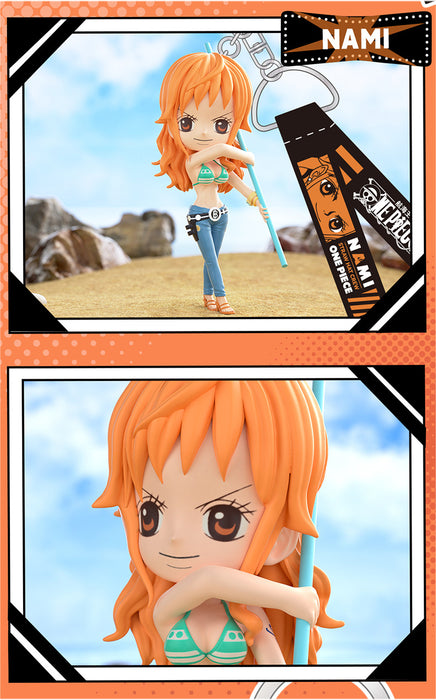 One Piece Officially Licensed Anime Figurine Character Keychain Blind Box