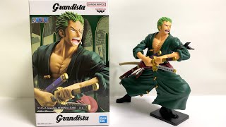 Bandai One Piece Grandista Roronoa Zoro Figure