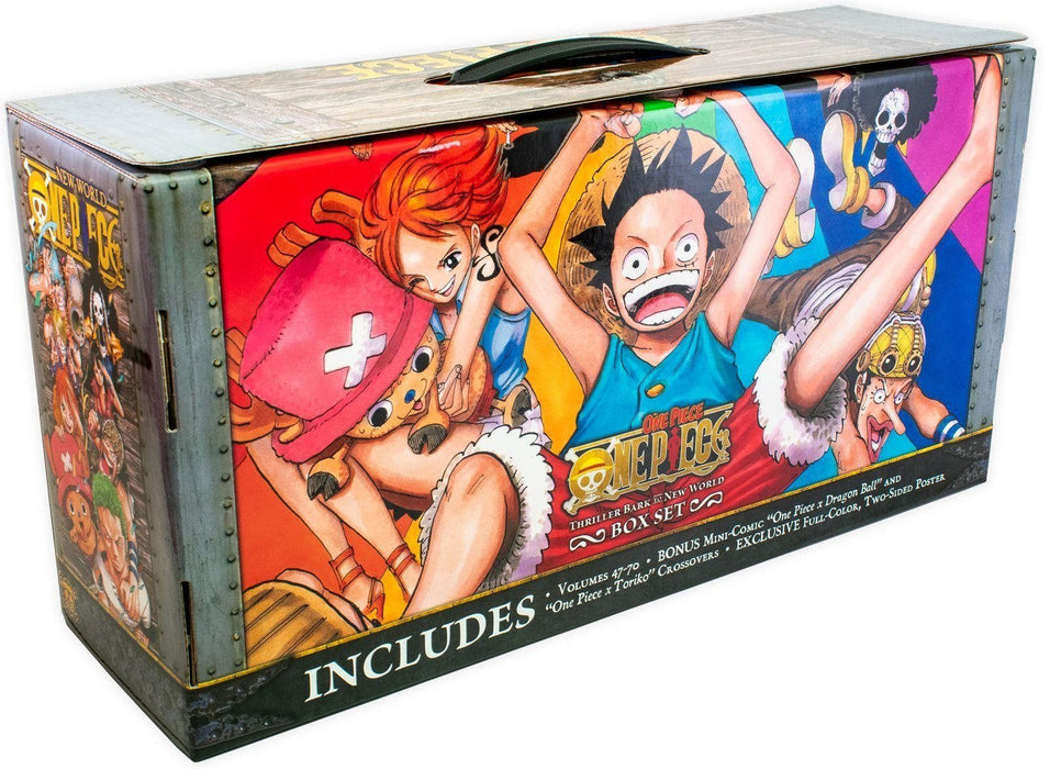 One Piece Box Set 3: Thriller Bark to New World: Volumes 47-70 with Premium (3) (One Piece Box Sets)