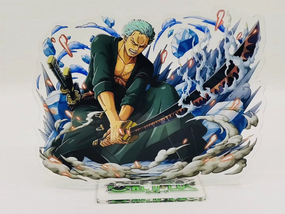 One Piece Double-sided Laser Acrylic Model Desk Decoration