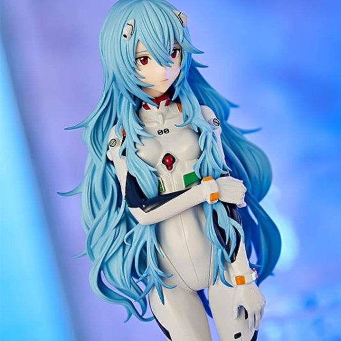 GOOD SMILE COMPANY Rebuild of Evangelion Pop Up Parade Rei Ayanami (Long Hair Ver.) Figure